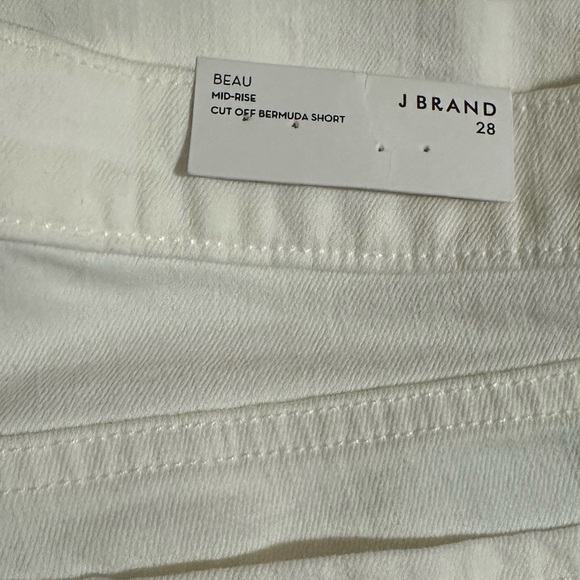 NWOT J Brand White Denim Shorts - Picture 7 of 7